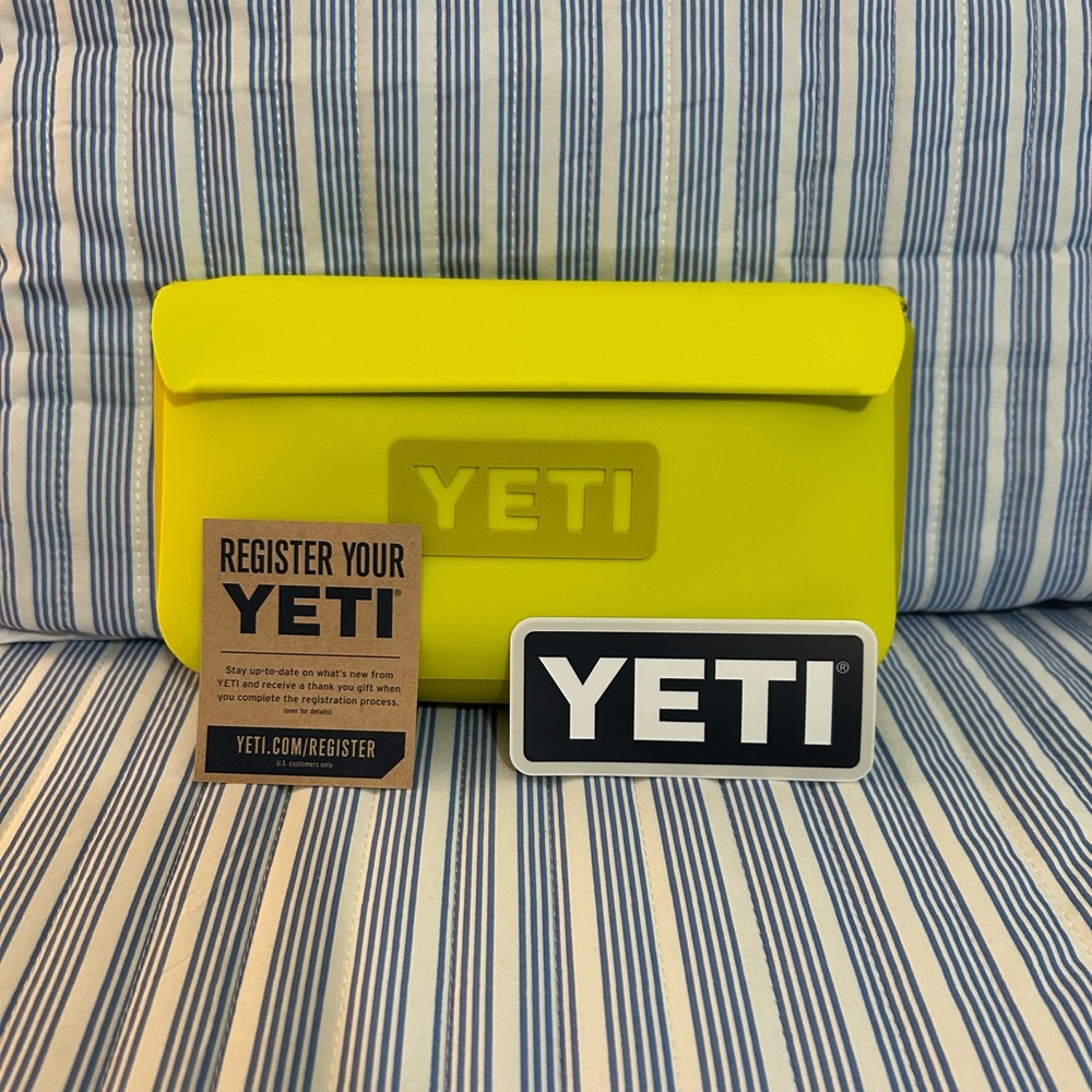 Yeti Sidekick Dry 1L Waterproof Gear Case ~ Firefly Yellow ~ BNNU